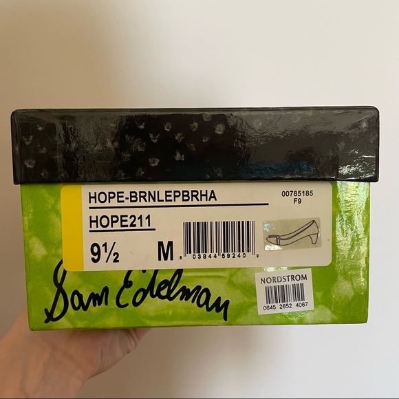 Sam Edelman Leopard Print Hope 211 Low Heeled Shoes - Picture 6 of 6